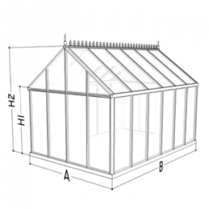 Rechteckiges Glashaus kaufen einfach gemacht!