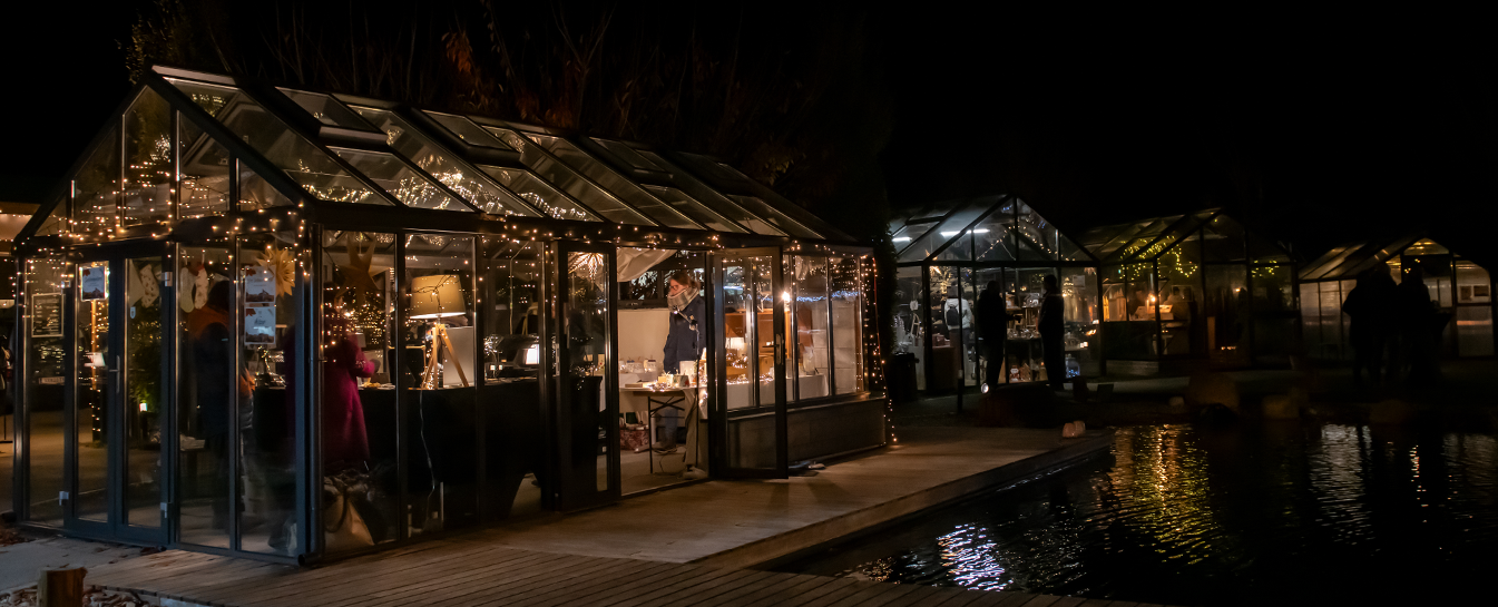Weihnachstamrkt im Glashauspark