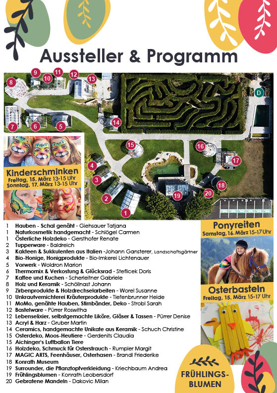 Flyer Frühlingsmarkt Plan 