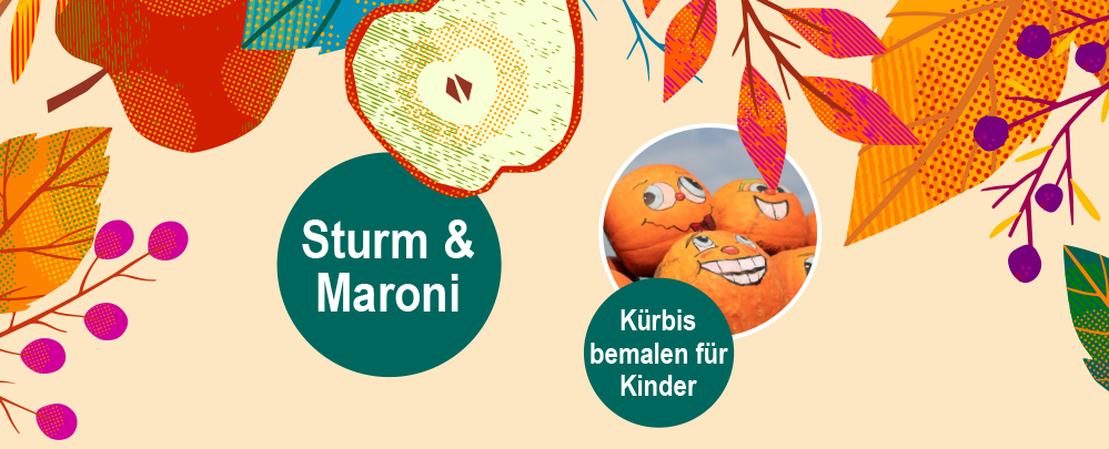 Kürbis bemalen für Kinder