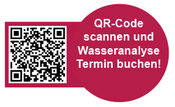 QR Scannen Wasseranalyse buchen