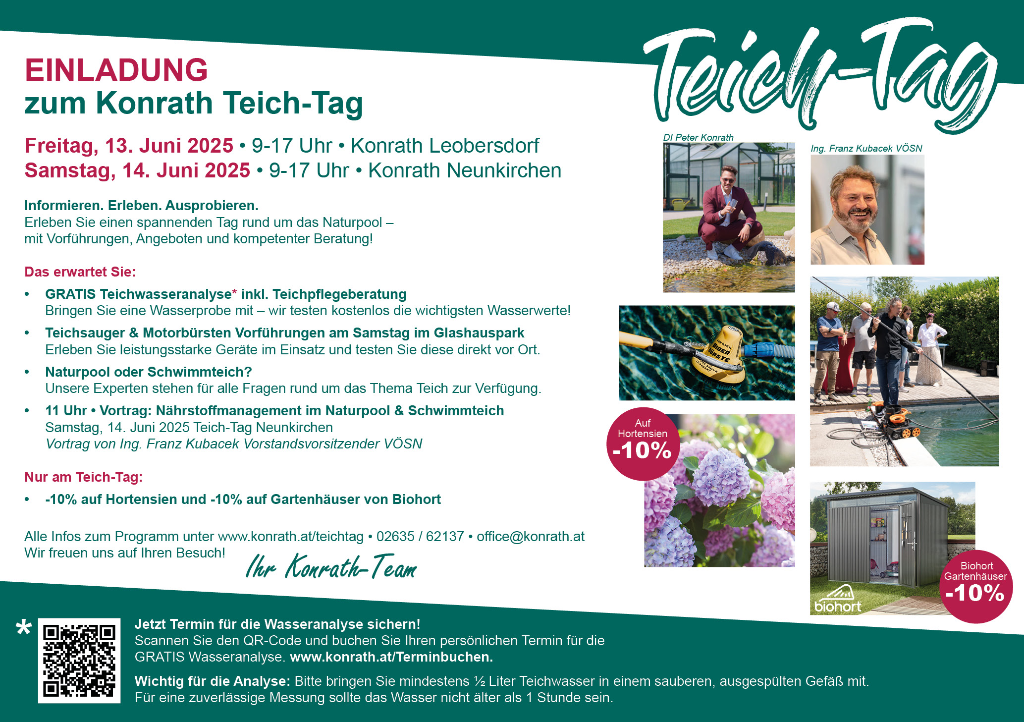 Teich-Tag Einladung