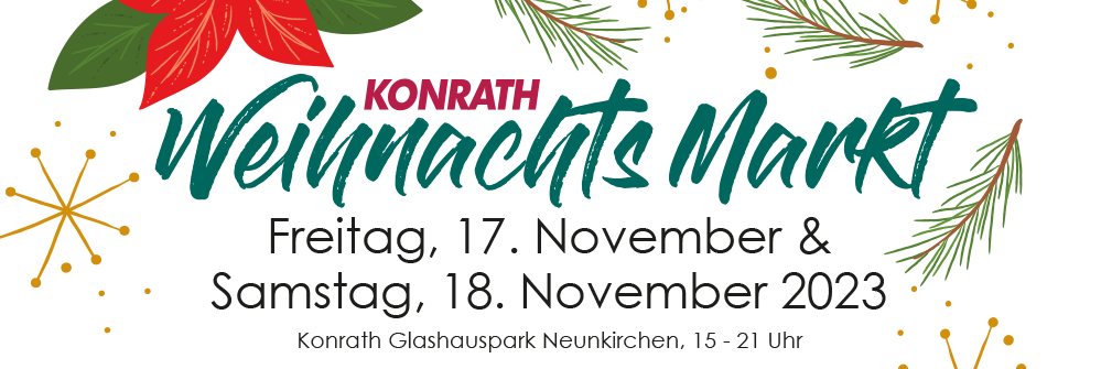 Konrath Weihnachtsmarkt im Glashauspark