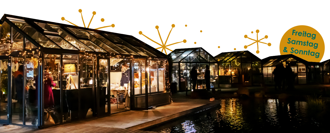 Weihnachstamrkt im Glashauspark
