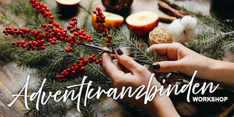 Adventkranzbinden Workshop in Leobersdorf
