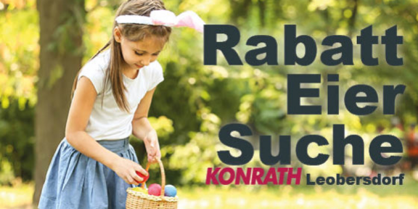 Rabatt Eier Suche am 4. April  - in Leobersdorf! 